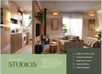 Apartamento com 1 Quarto à venda, 35m² no Bairro Pousada da Neve, Nova Petrópolis