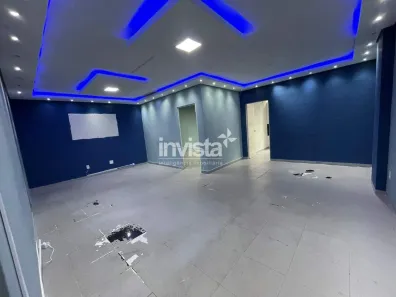 Sala Comercial para alugar, 70m² no Gonzaga, Santos