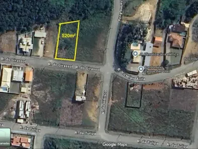 Lote/Terreno à venda, 520m² no Areias do Meio, Governador Celso Ramos