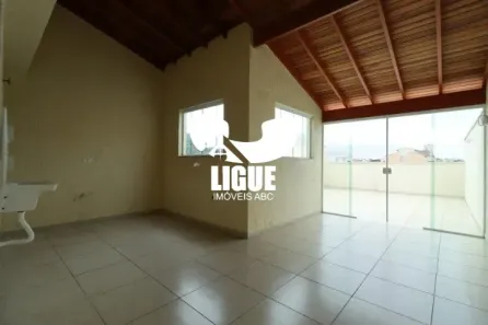 Cobertura com 2 Quartos para alugar, 106m² no Jardim Santo Antônio, Santo André