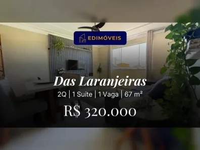Apartamento com 2 Quartos à venda, 67m² no das Laranjeiras, Serra