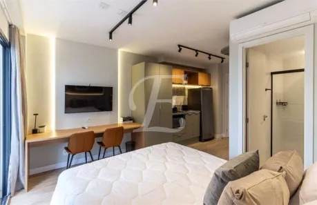 Apartamento com 1 Quarto para alugar, 28m² no Pinheiros, São Paulo