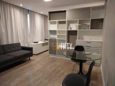 Apartamento com 1 Quarto para alugar, 42m² no Brooklin Paulista, São Paulo
