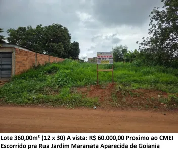 Lote/Terreno à venda, 360m² no Jardim Maranata, Aparecida de Goiânia