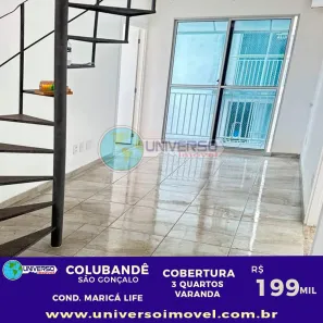 Cobertura com 3 Quartos à venda, 78m² no Galo Branco, São Gonçalo