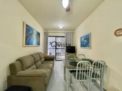 Apartamento com 1 Quarto para alugar, 46m² no Jardim Las Palmas, Guarujá