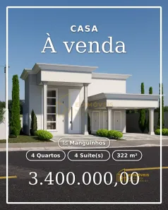 Casa com 4 Quartos à venda, 322m² no Manguinhos, Serra