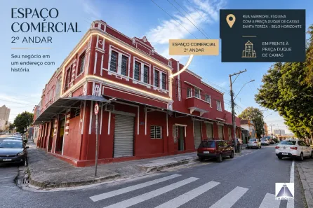Sala Comercial para alugar, 114m² no Santa Tereza, Belo Horizonte