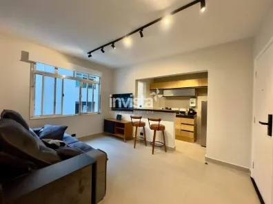 Apartamento com 1 Quarto para alugar, 39m² no Boqueirão, Santos