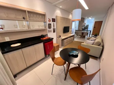 Apartamento com 2 Quartos para alugar, 70m² no Enseada Azul, Guarapari