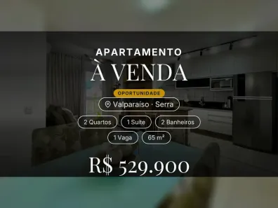 Apartamento com 2 Quartos à venda, 65m² no Valparaíso, Serra