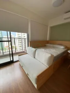 Apartamento com 1 Quarto para alugar, 24m² no Campo Belo, São Paulo