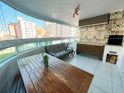 Apartamento com 3 Quartos à venda, 122m² no Guilhermina, Praia Grande