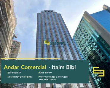 Imóvel Comercial para alugar, 319m² no Itaim Bibi, São Paulo