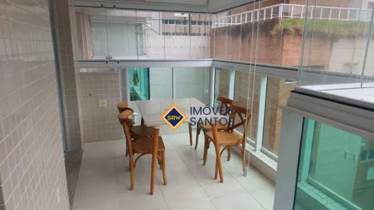 Apartamento com 1 Quarto para alugar, 50m² no Gonzaga, Santos