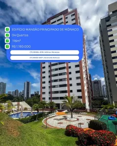 Apartamento com 4 Quartos à venda, 116m² no Rio Vermelho, Salvador