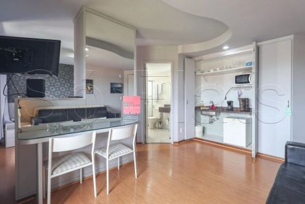 Flat com 1 Quarto à venda, 35m² no Brooklin Paulista, São Paulo