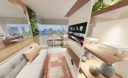 Apartamento com 2 Quartos à venda, 44m² no Jardim, Santo André