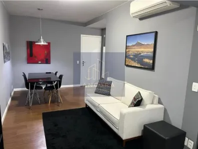 Apartamento com 1 Quarto para alugar, 47m² no Cidade Monções, São Paulo