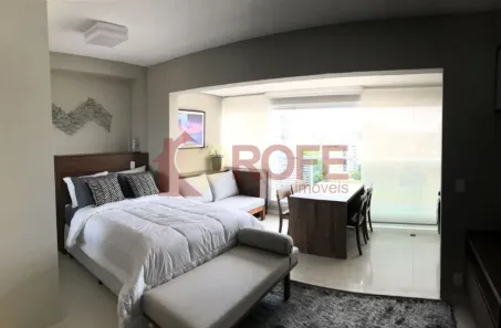 Apartamento com 1 Quarto para venda ou aluguel, 33m² no Brooklin Paulista, São Paulo