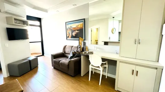 Apartamento com 1 Quarto para alugar, 30m² no Indianópolis, São Paulo