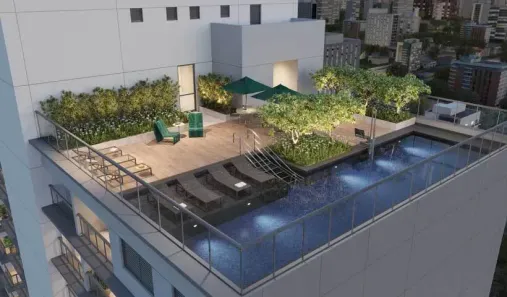 Apartamento à venda, 25m² no Santo Amaro, São Paulo