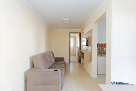 Apartamento com 2 Quartos para alugar, 40m² no Ouro Fino, São José dos Pinhais
