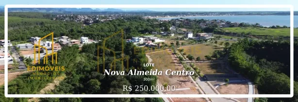 Lote/Terreno à venda, 300m² no Nova Almeida Centro, Serra