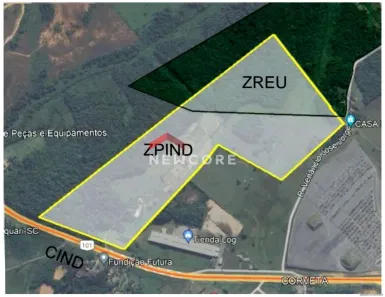 Lote/Terreno à venda, 372920m² no Centro, Araquari