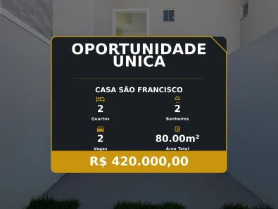 Casa com 2 Quartos à venda, 80m² no São Francisco, Serra
