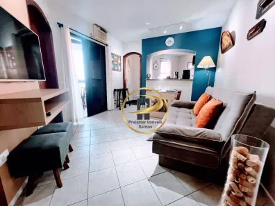 Flat com 1 Quarto à venda, 45m² no Gonzaga, Santos