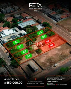Lote/Terreno à venda, 500m² no Caçari, Boa Vista