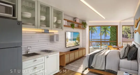 Apartamento com 1 Quarto à venda, 26m² no Centro, Tamandaré