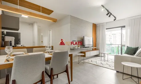 Flat com 2 Quartos para alugar, 75m² no Itaim Bibi, São Paulo