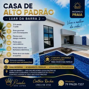Casa com 3 Quartos à venda, 112m² no Luar da Barra, Barra dos Coqueiros