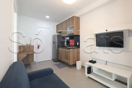 Apartamento com 1 Quarto para alugar, 58m² no Brooklin Paulista, São Paulo