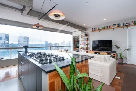 Apartamento com 1 Quarto à venda, 80m² no Santo Amaro, São Paulo