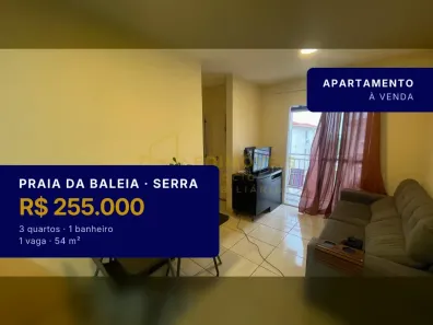 Apartamento com 3 Quartos à venda, 54m² no Praia da Baleia, Serra