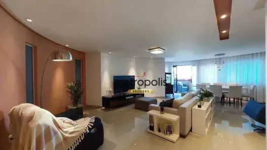 Apartamento com 4 Quartos para venda ou aluguel, 216m² no Vila Bastos, Santo André