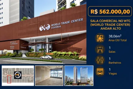 Sala Comercial à venda, 38m² no Setor Marista, Goiânia