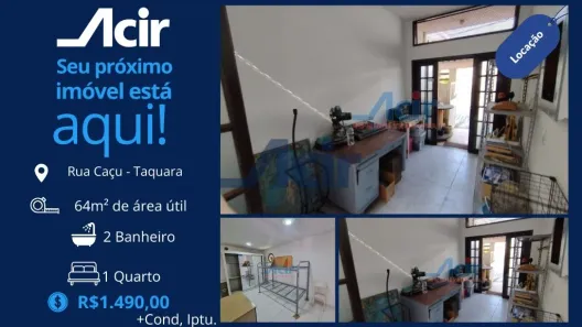 Casa de Condomínio com 1 Quarto para alugar, 63m² no Taquara, Rio de Janeiro