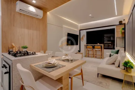 Apartamento com 2 Quartos à venda, 53m² no Vila Rosa, Goiânia
