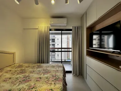 Apartamento com 1 Quarto para alugar, 25m² no Brooklin Paulista, São Paulo