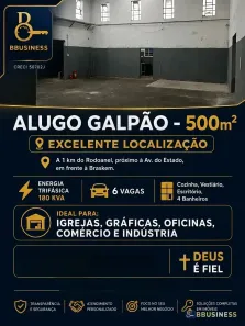 Galpão/Depósito/Armazém para alugar, 500m² no Parque Capuava, Santo André