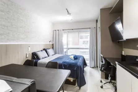 Kitnet com 1 Quarto à venda, 25m² no Indianópolis, São Paulo