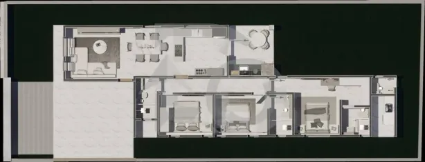 Casa de Condomínio com 3 Quartos à venda, 133m² no Alphaville, Barra dos Coqueiros