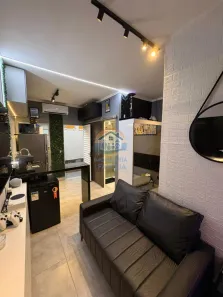 Apartamento com 1 Quarto à venda, 25m² no Balneário Gardem Mar, Caraguatatuba