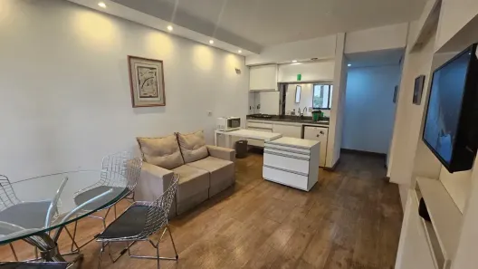 Apartamento com 1 Quarto para alugar, 33m² no Moema, São Paulo