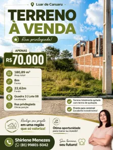Lote/Terreno à venda, 181m² no Serras do Vale, Caruaru