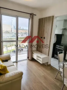Apartamento com 2 Quartos para alugar, 46m² no Vila Mogilar, Mogi das Cruzes